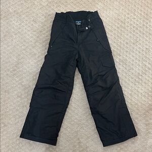 Polar Edge Kids Black Snow Pants S (8) Boys